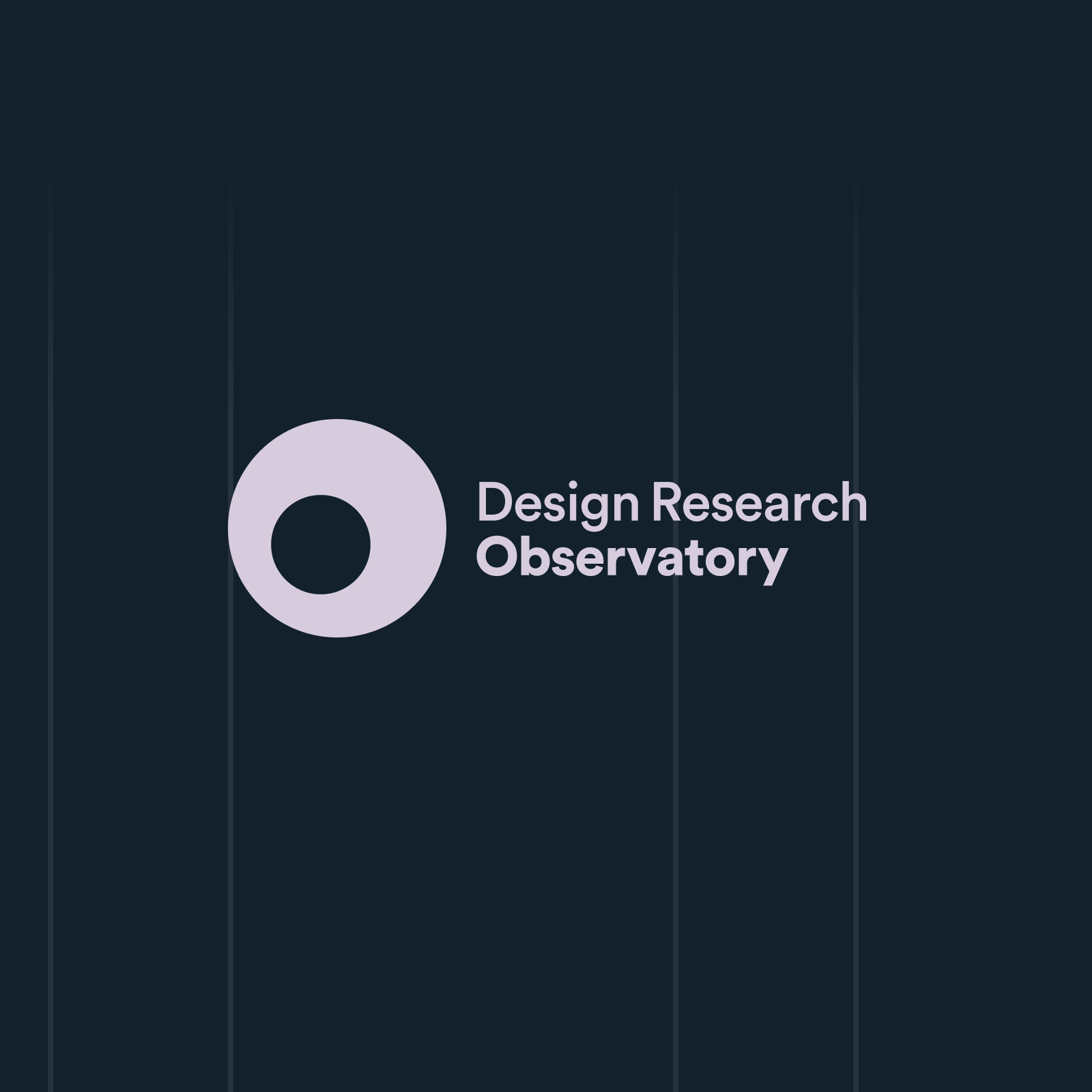 Simple logo design for the Design Research Observatory