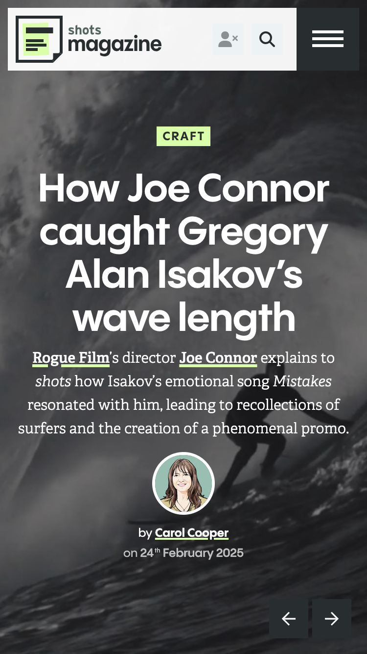 A fresh lick of paint for shots Magazine